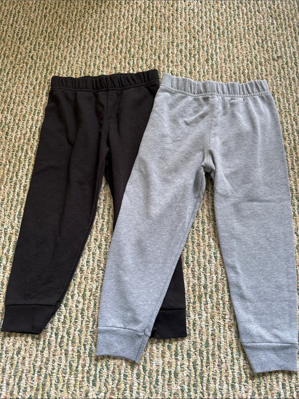 Garanimals Kids Cozy Jogger Pants - Black and Gray